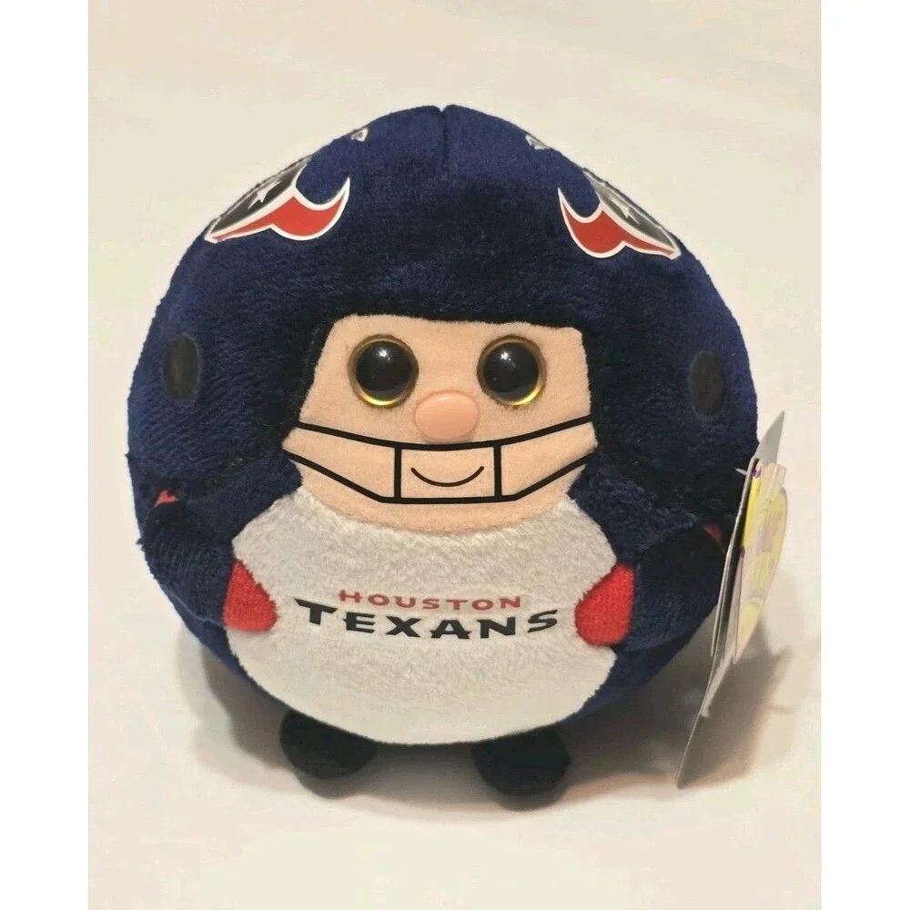 Ty Beanie Ballz Houston Texans 5